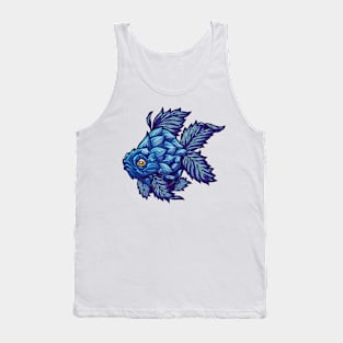 Blue Artichoke Tank Top